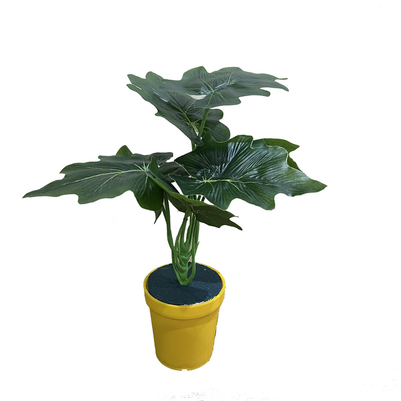 گلدان به همراه گل مصنوعی مدل rainblow 1008