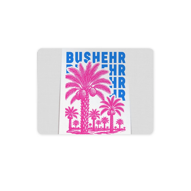 ماوس پد ترمه طراحان ایده مدل نماد نخلستان بوشهر کد map0010 سایز 19*28 سانتی متر