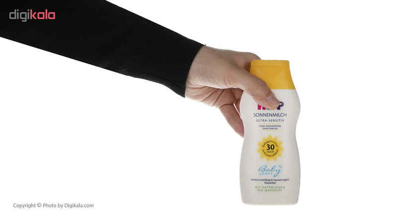 لوسیون ضد آفتاب بچه هیپ مدل Ultra-Sensitiv حجم 200 میلی لیتر