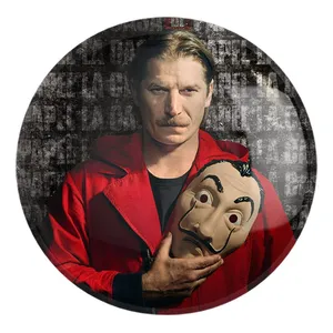 پیکسل خندالو طرح مارسلا سریال Money Heist کد 3223 مدل بزرگ