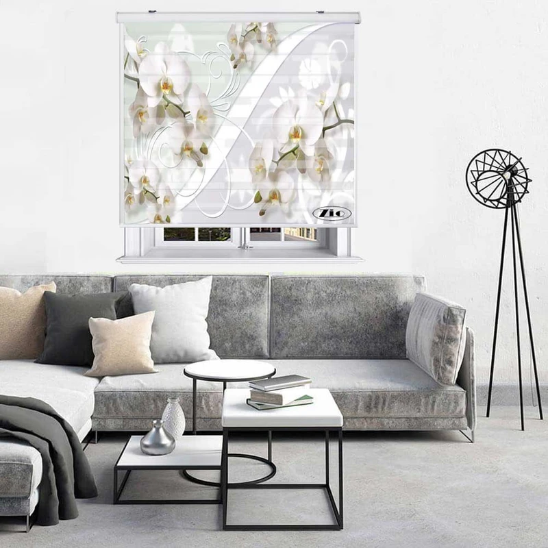 پرده زبرا زیو کد 3D1451 سایز 150X150 سانتی متر