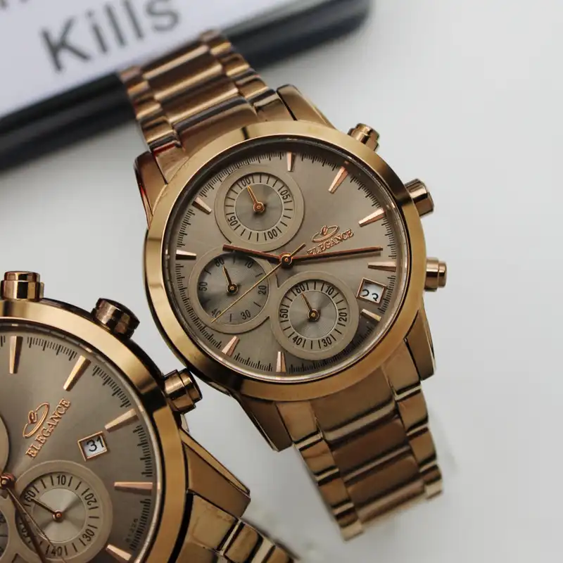 ست ساعت مچی عقربه ای زنانه و مردانه الگانس مدل 81226M