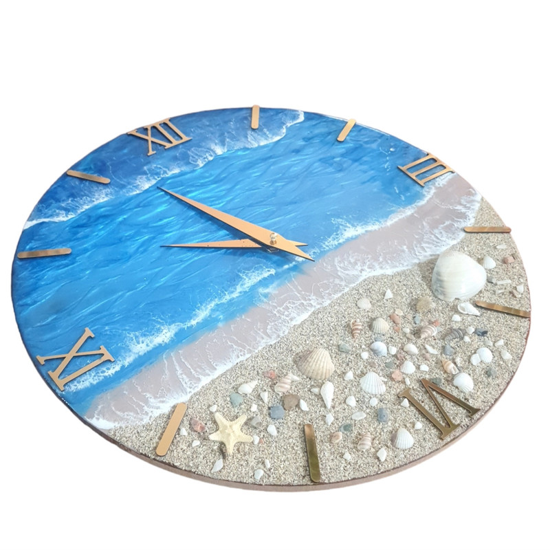 ساعت دیواری طرح ساحل و دریا