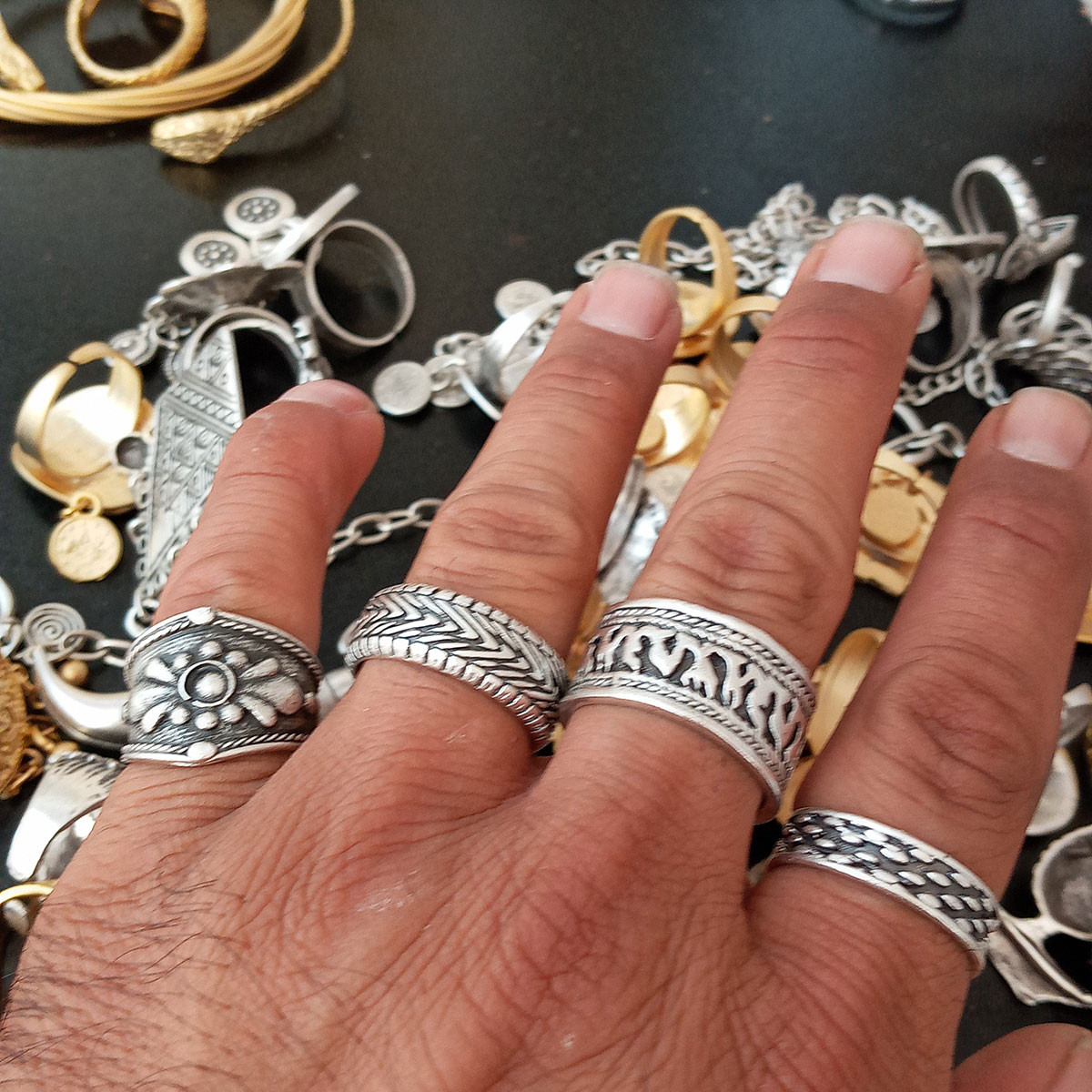 انگشتر مردانه مدل SAVIN کد RING-2