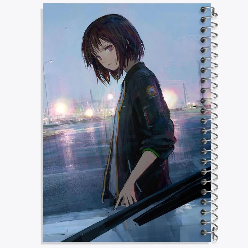 دفتر لیست خرید 50 برگ خندالو طرح دختر انیمه ای کد 18093