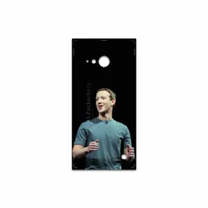 MAHOOT Mark Zuckerberg Cover Sticker for Nokia Lumia 730
