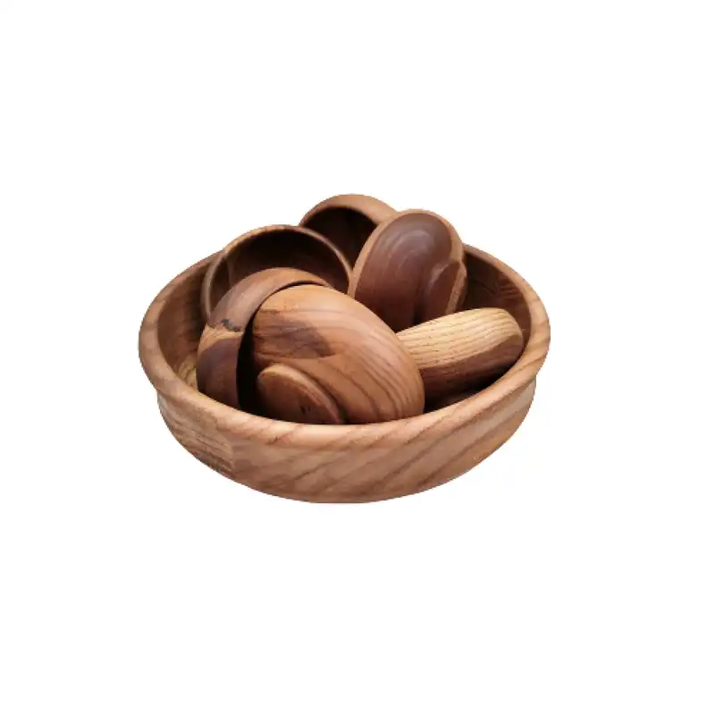 کاسه چوبی مدل K198 مجموعه 7 عددی