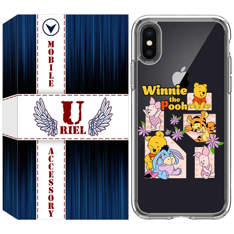 کاور یوریل قاب مدل Clear کد 56 طرح کارتونی مناسب برای گوشی موبایل اپل iPhone X / iPhone XS