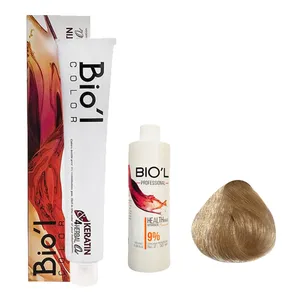 کیت رنگ مو بیول سری SUPER BLONDE شماره 12.81 حجم 100 میلی لیتر رنگ سوپر بلوند شکلاتی دودی