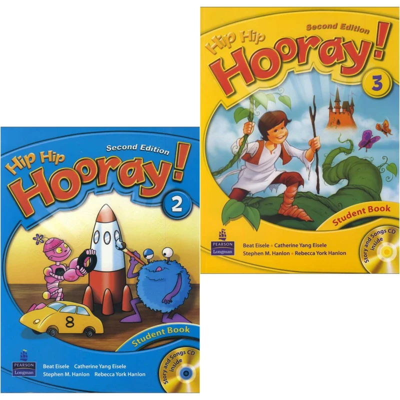 کتاب Hip Hip Hooray اثر جمعی از نویسندگان انتشارات Longman جلد2و3