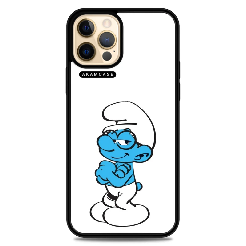 کاور آکام مدل AMC-WA12PRO-SMURFS-26 مناسب برای گوشی موبایل اپل iPhone 12 Pro
