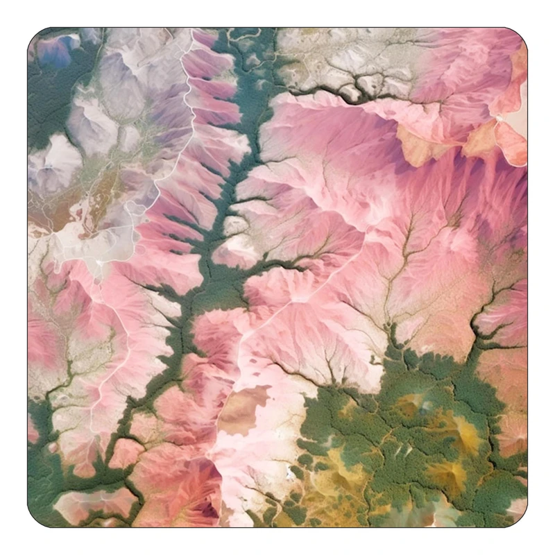 مگنت کاکتی طرح نقاشی رنگ روغن مدل mp69941