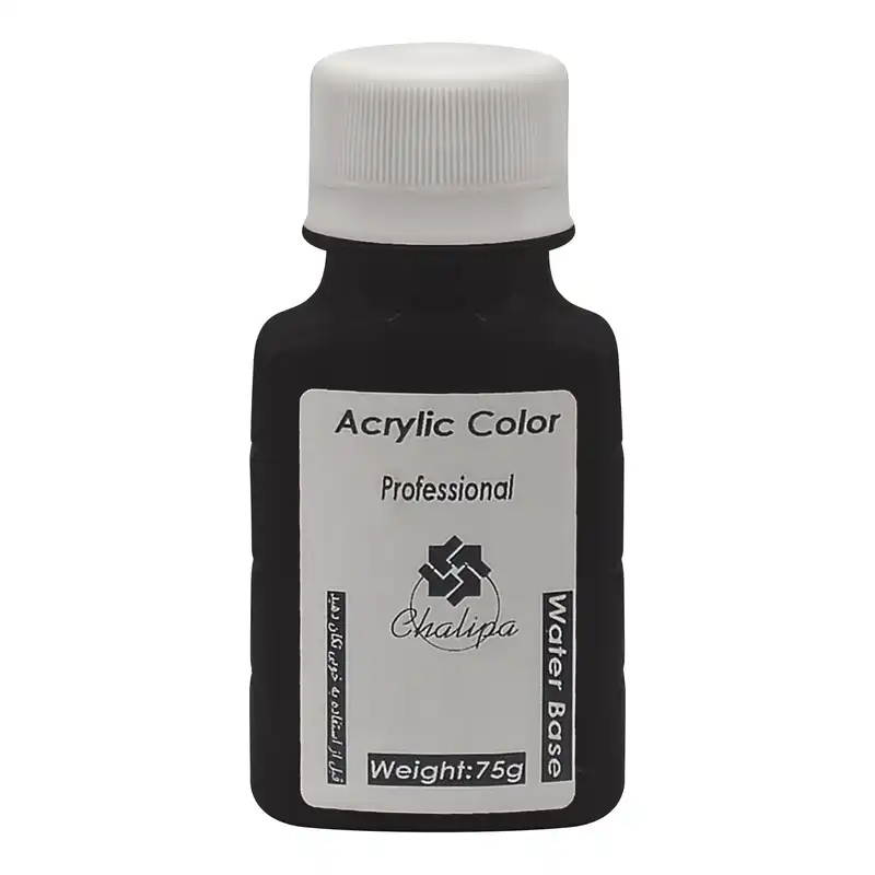 رنگ اکریلیک چلیپا مدل professional حجم 75 میلی لیتر