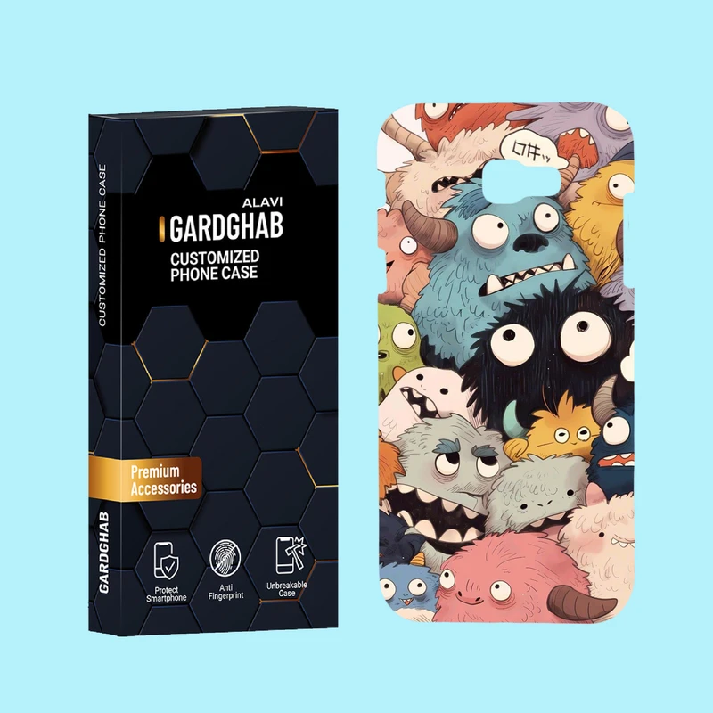 کاور گارد قاب علوی مدل کارتونی و انیمه مناسب برای گوشی موبایل سامسونگ Galaxy A7 2017 / A720