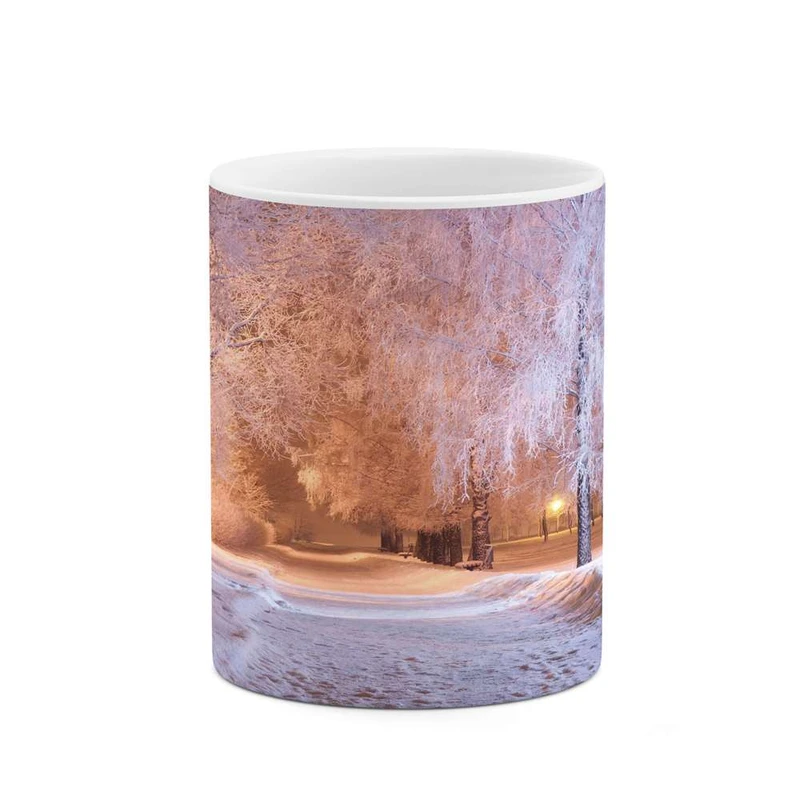 ماگ کاکتی مدل منظره برفی کد mgh15060