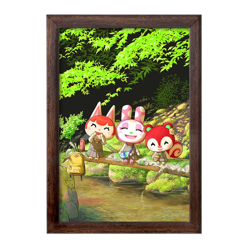 تابلو خندالو طرح بازی انیمال کراسینگ (Animal Crossing) کد 32687