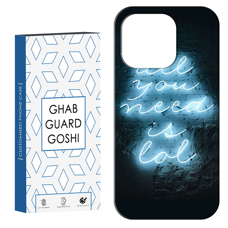 کاور قاب گارد گوشی طرح نوشته فانتزی کد Dimo-769 مناسب برای گوشی موبایل اپل  IPHONE 15 PRO 