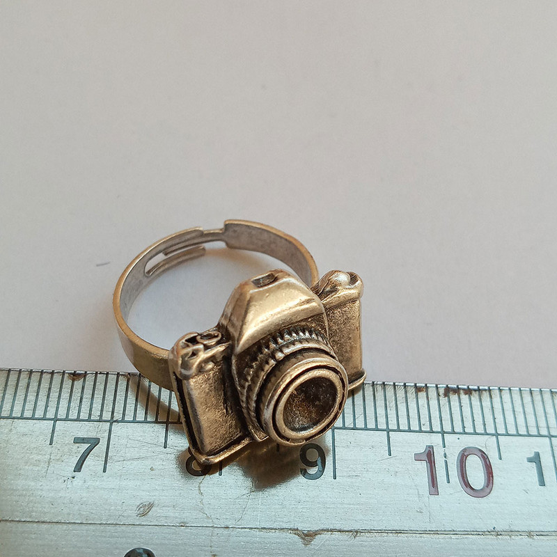 انگشتر مدل ورشو طرح دوربین عکاسی کد 2ORB