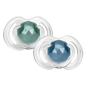 پستانک ارتودنسی  مدل الماسی بسته 2 عددی