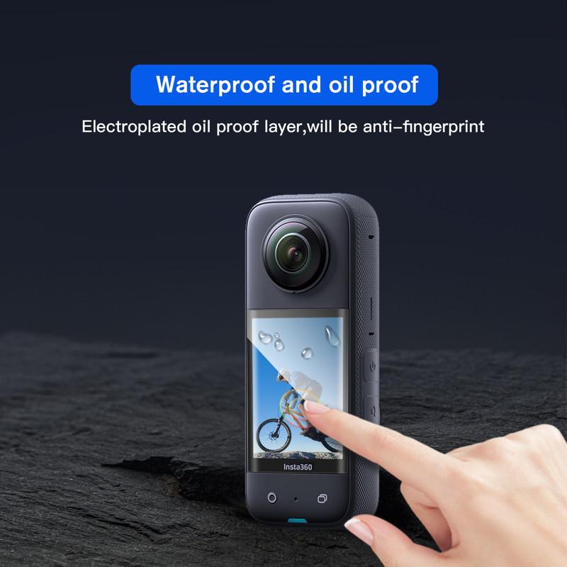 محافظ صفحه نمایش دوربین مدل DCA2129B مناسب دوربین های اینستا 360 X3 مجموعه دو عددی