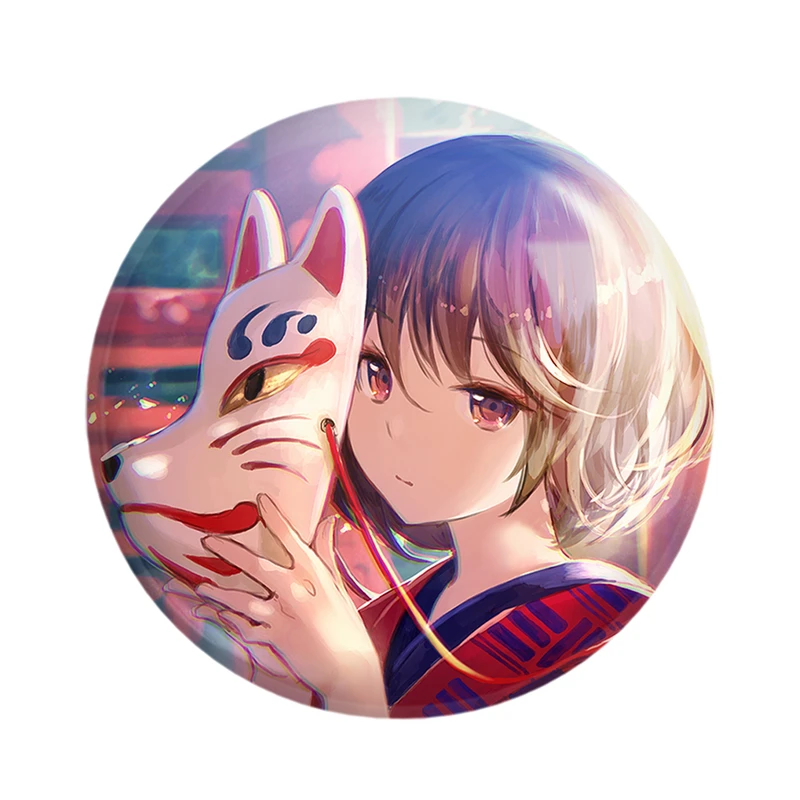 مگنت خندالو مدل دختر انیمه ای  کد 18078