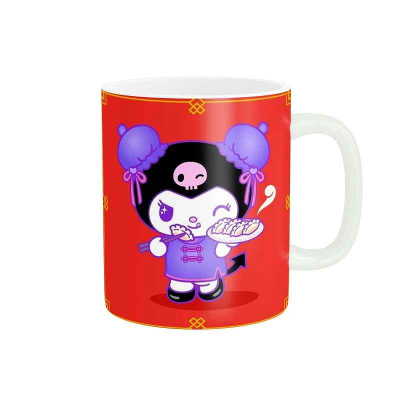 ماگ پادآفرین مدل کارتون کرومی و مای ملودی Kuromi کد PM3287