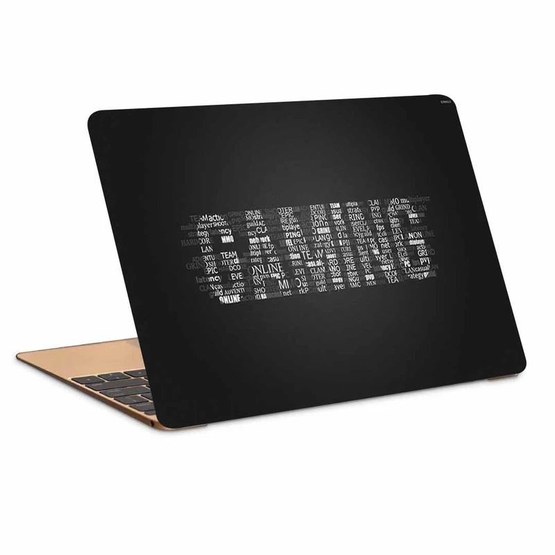 استیکر لپ تاپ طرح gaming wallpaper کد N-225مناسب برای لپ تاپ 15.6 اینچ
