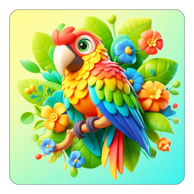 مگنت کاکتی طرح حیوانات رنگی مدل mp26509