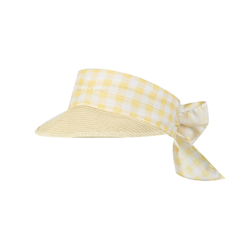 کلاه آفتابگیر زنانه مدل چهارخانه