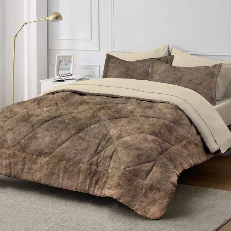 سرویس روتختی نوپه هوم مدل مخمل پتینه 1028  دو نفره 6 تکه