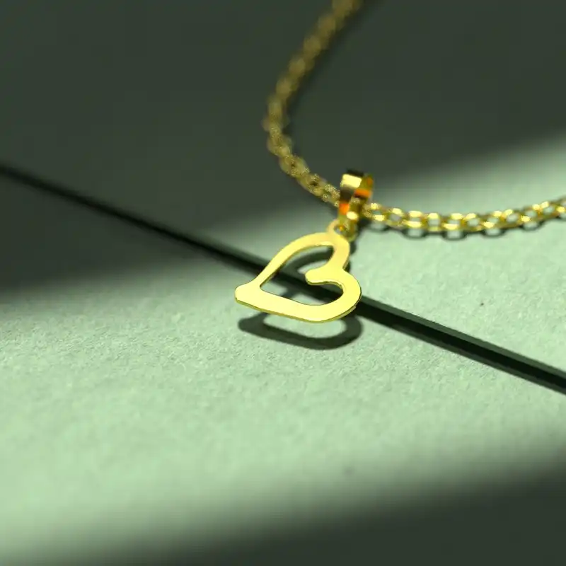 گردنبند طلا 18 عیار زنانه مدوپد مدل گل کد CA10724