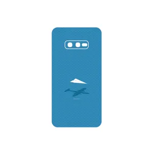 MAHOOT Minimal Paper Airplane Cover Sticker for Samsung Galaxy S10e