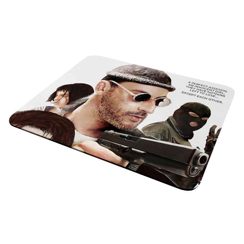 ماوس پد هومرو مدل X386-SIZE2437 طرح لئون 