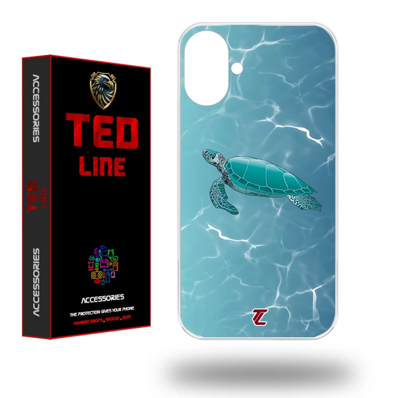 کاور تد لاین طرح لاک پشت کد 1100 مناسب برای گوشی موبایل اپل Iphone 16