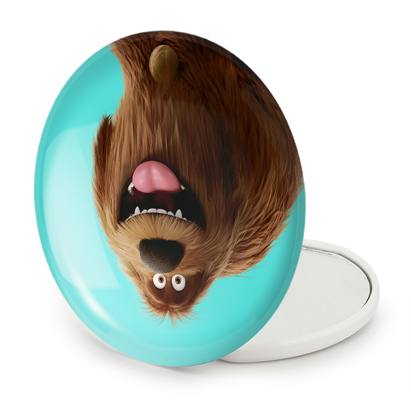 آینه جیبی خندالو طرح زندگی پنهان حیوانات خانگی The Secret Life of Pets مدل تاشو کد 10661
