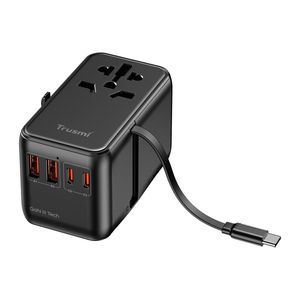 شارژر دیواری 70 وات چهار پورت تراسمی مدل CH18-03