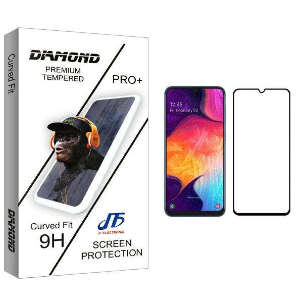 محافظ صفحه نمایش جی اف مدل Diamond glass مناسب برای گوشی موبایل سامسونگ Galaxy A50