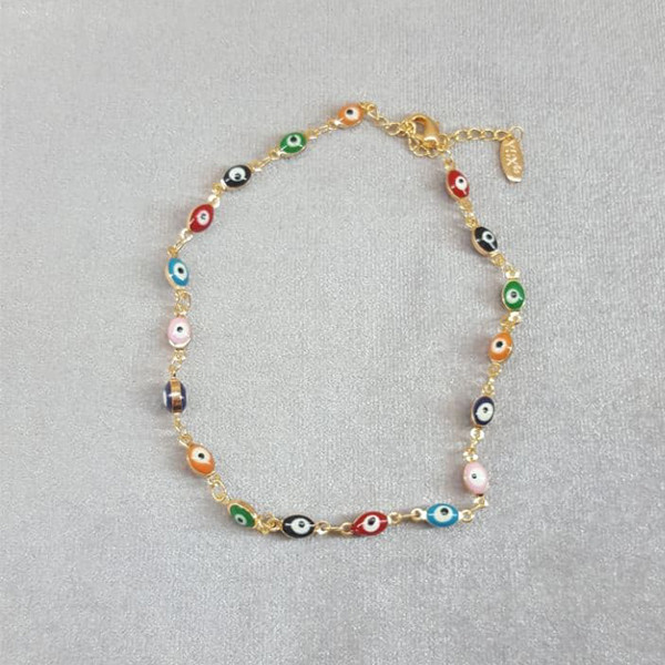 پابند زنانه وای اس ایکس مدل طرح چشم نظر کد 33487 پابند زنانه وای اس ایکس مدل طرح چشم نظر کد 33487