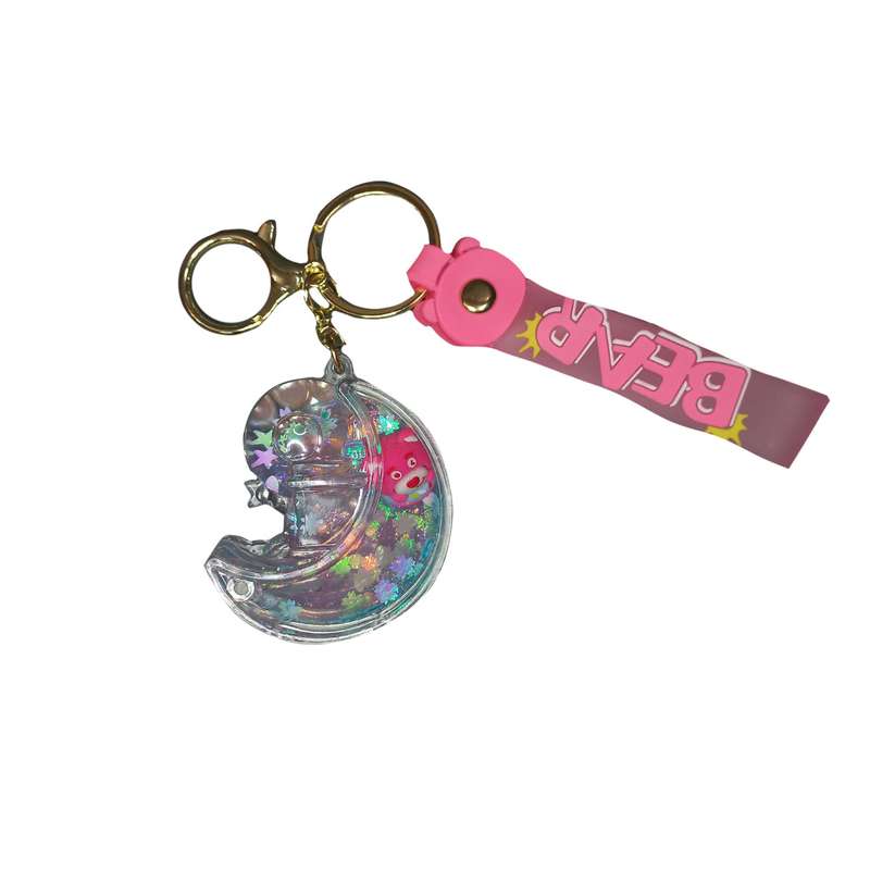 جاکلیدی دخترانه مدل آکواریومی طرح ماه کد 02