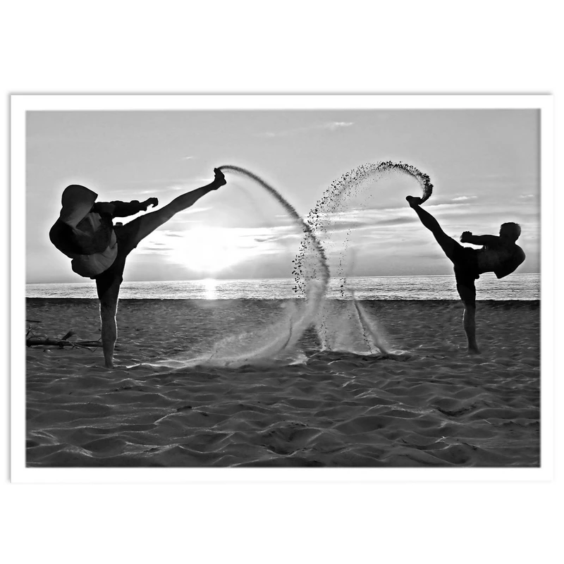 تابلو بکلیت طرح ورزش رزمی مدل W-S1405