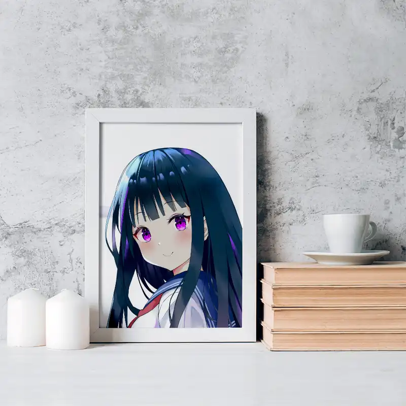 تابلو خندالو مدل چیتاندا انیمه هیوکا Hyouka کد 17051