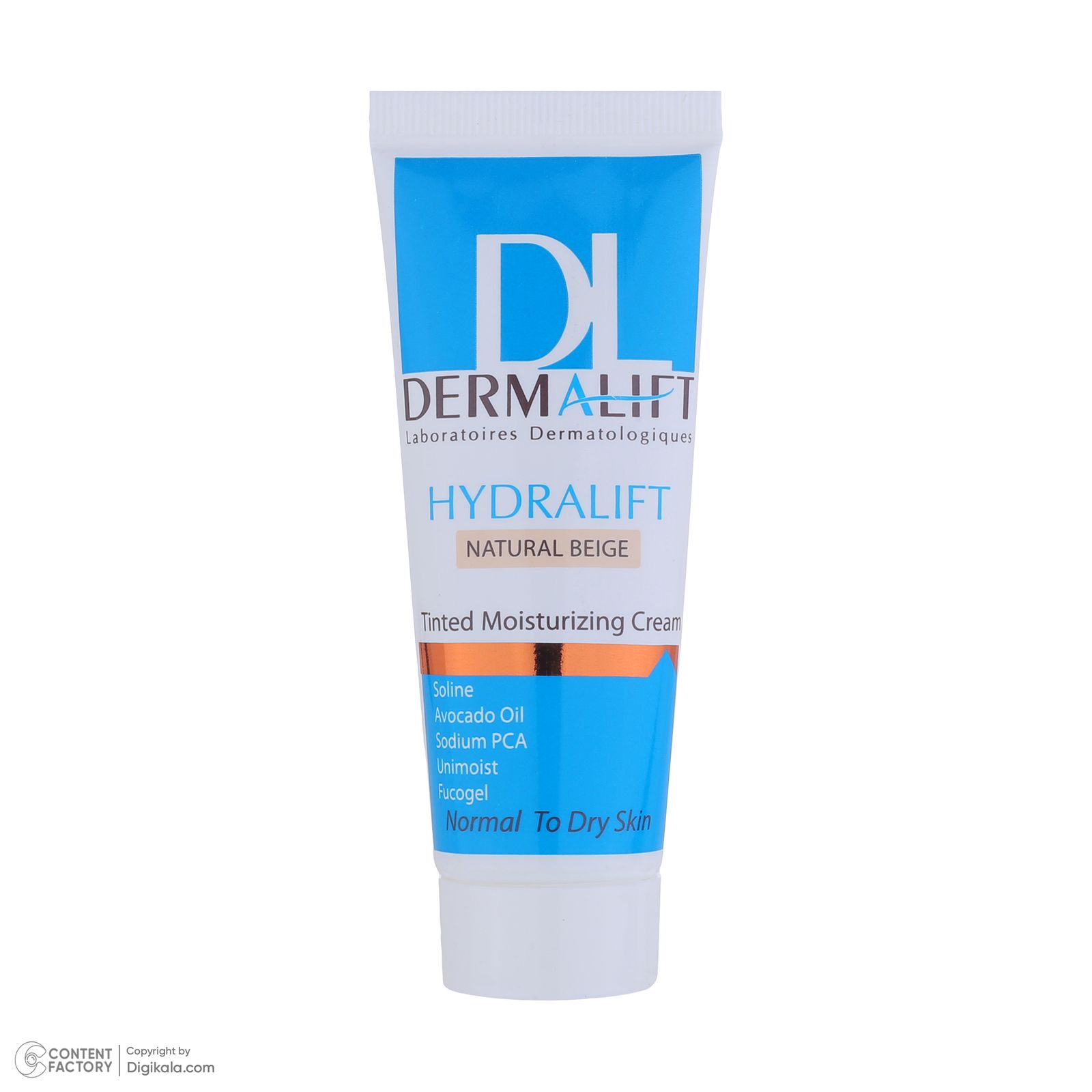  کرم مرطوب کننده رنگی صورت درمالیفت مدل HYDRALIFT مناسب پوست‌های معمولی و خشک حجم 40 میلی لیتر -  - 3