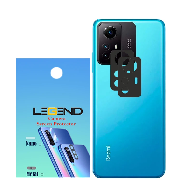 محافظ لنز دوربین لجند مدل فلزی مناسب برای گوشی موبایل شیائومی Note 12S بسته 2 عددی