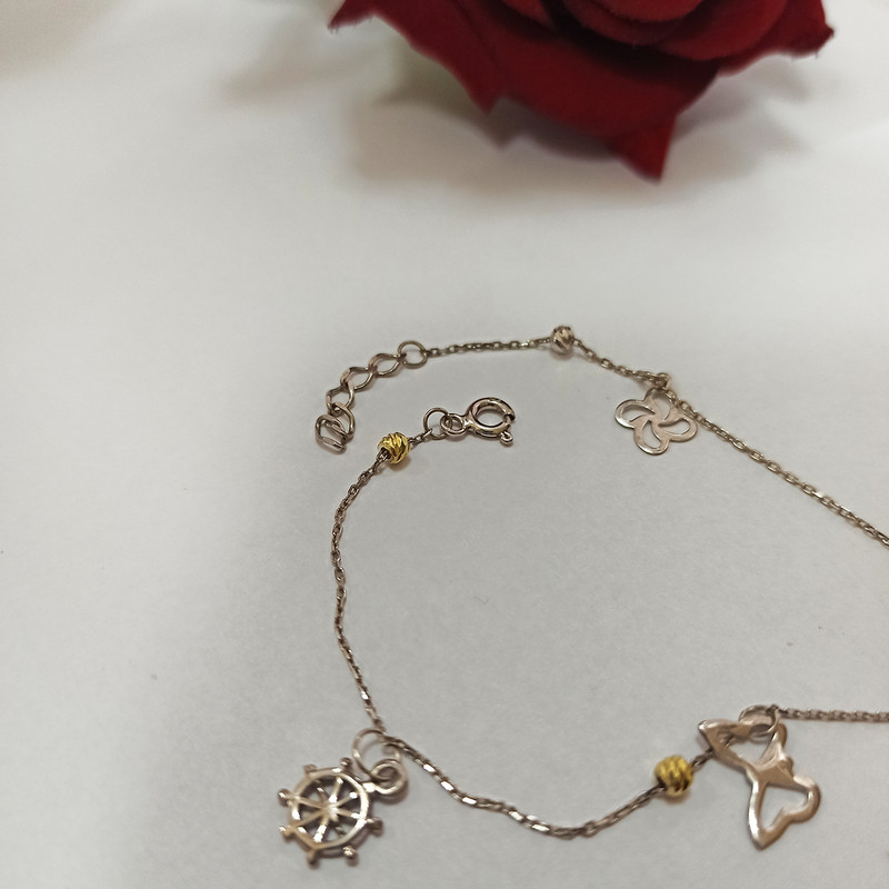 پابند نقره زنانه سلین کالا مدل پروانه ce-As3