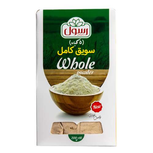 سویق کامل 5 گیاه رسول - 200 گرم