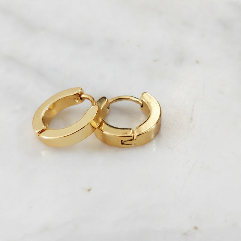 گوشواره حلقه‌ای زنانه مدل E113s