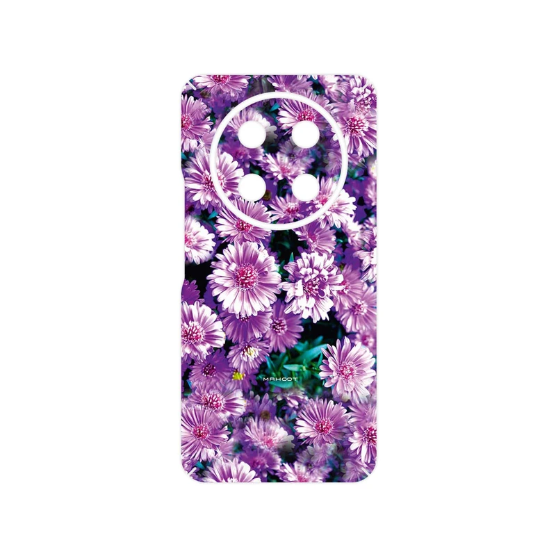 برچسب پوششی ماهوت مدل Purple_Flower مناسب برای گوشی موبایل آنر X9c