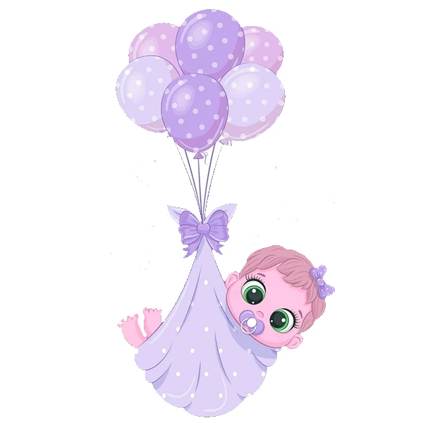 استیکر پارچه و لباس پاد آفرین طرح نی نی کد 2430