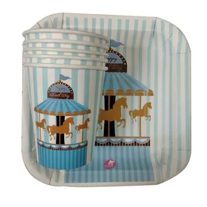 پیش دستی و لیوان یکبار مصرف مدل SH0110 کد MFP088 مجموعه 10 عددی