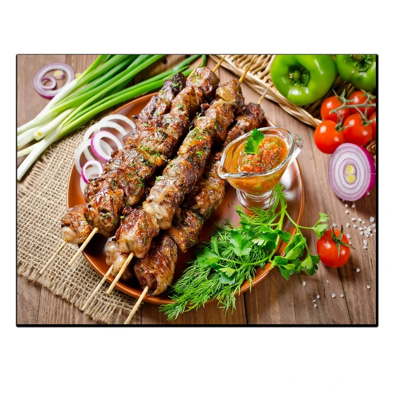 تابلو شاسی بکلیت طرح آشپزی و کباب مدل SH-12550